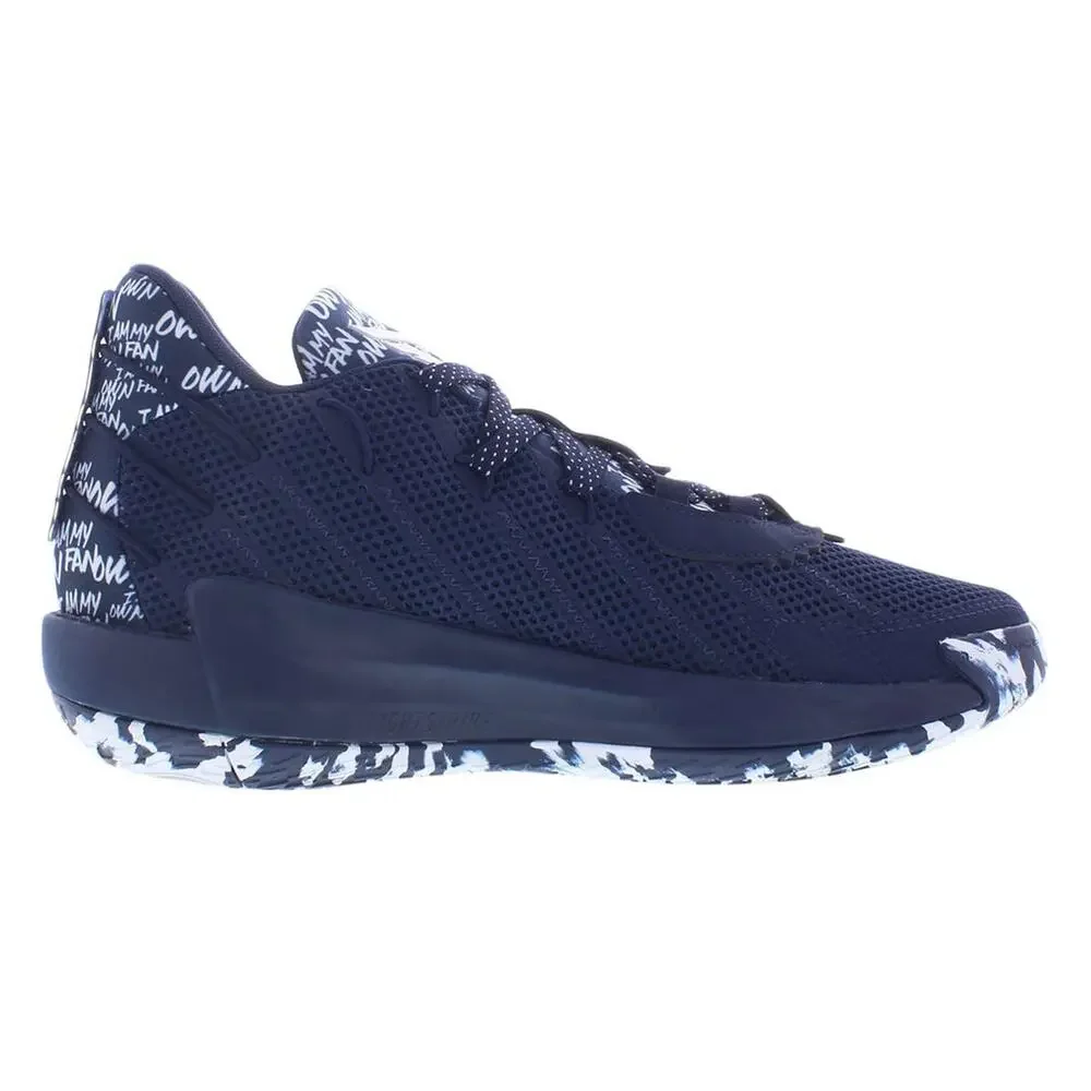 ADIDAS DAME 7 NAVY/SILVERMET BASKETBALL SHOES 9